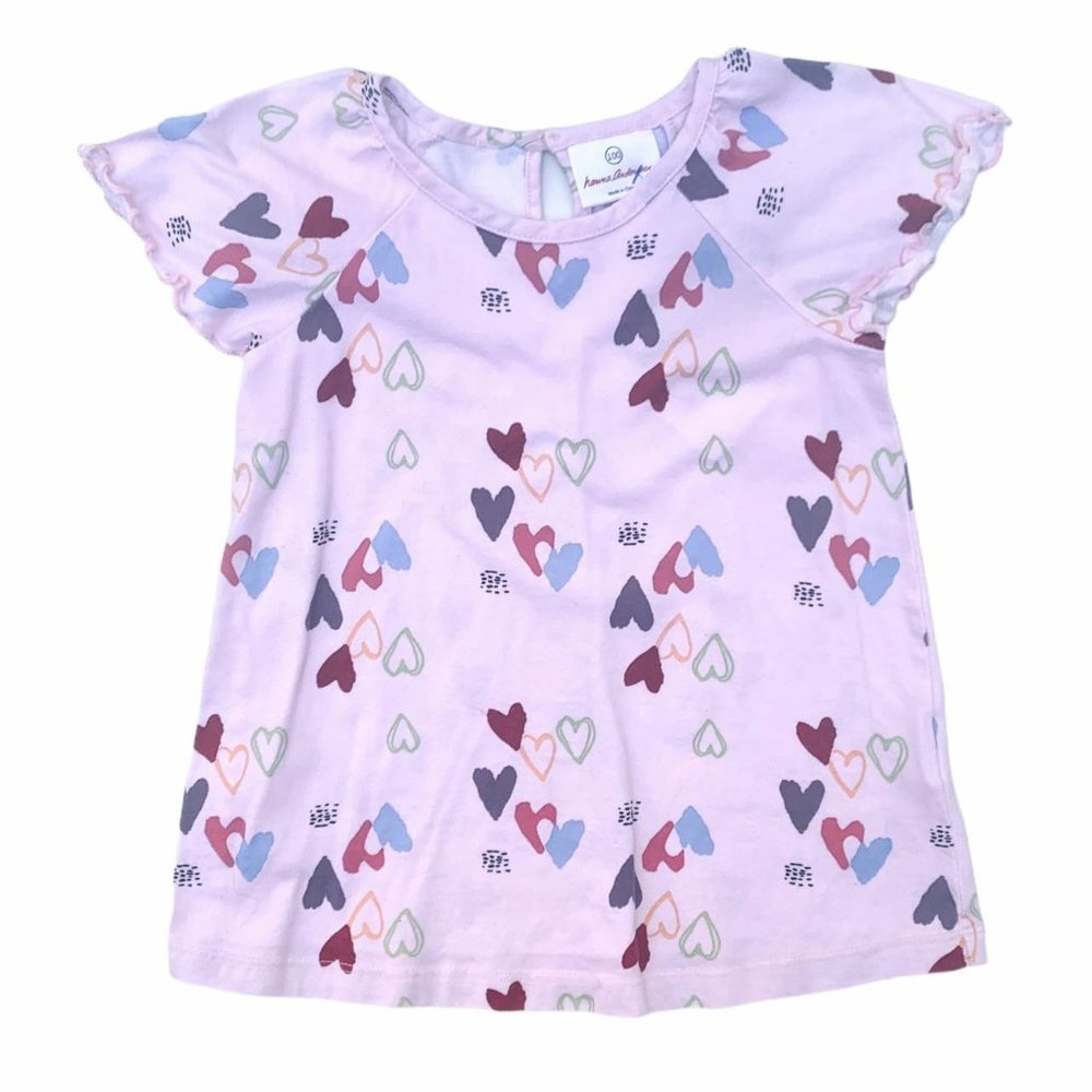 G02-Hanna Andersson, 4Y/100cm, s/s cotton tee shirt